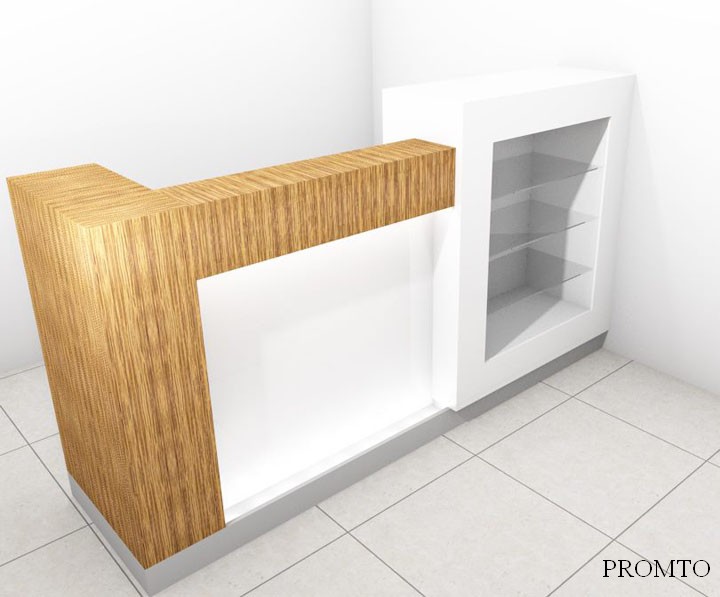 Стойка-ресепшн, отрисовка в 3D
